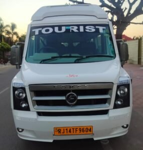 tempo traveller in agra